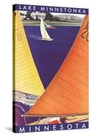 Sailing on Lake Minnetonka-null-Stretched Canvas