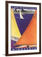 Sailing on Lake Minnetonka-null-Framed Art Print