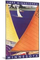 Sailing on Lake Minnetonka-null-Mounted Art Print