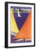 Sailing on Lake Minnetonka-null-Framed Art Print