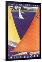 Sailing on Lake Minnetonka-null-Framed Art Print