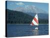 Sailing on Lake Siskiyou, Mt. Shasta, CA-Mark Gibson-Stretched Canvas