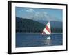 Sailing on Lake Siskiyou, Mt. Shasta, CA-Mark Gibson-Framed Photographic Print