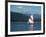 Sailing on Lake Siskiyou, Mt. Shasta, CA-Mark Gibson-Framed Photographic Print