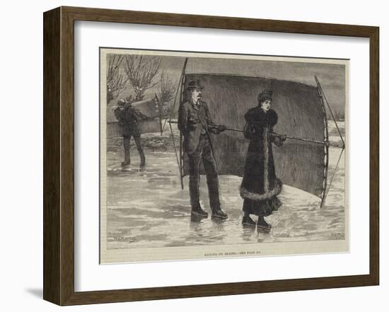 Sailing on Skates-William Bazett Murray-Framed Giclee Print