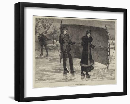 Sailing on Skates-William Bazett Murray-Framed Giclee Print