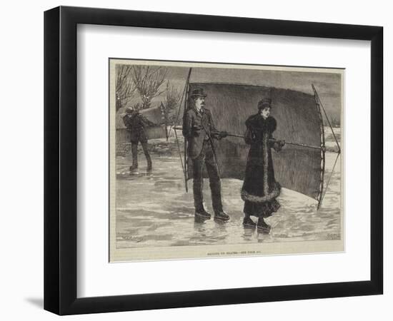 Sailing on Skates-William Bazett Murray-Framed Premium Giclee Print