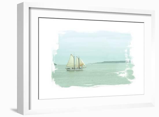 Sailing on the Bay-Sue Schlabach-Framed Art Print