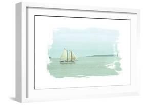 Sailing on the Bay-Sue Schlabach-Framed Art Print