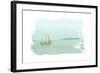 Sailing on the Bay-Sue Schlabach-Framed Art Print