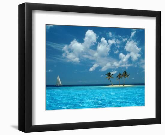 Sailing on the Blue Sea-Bill Ross-Framed Photographic Print