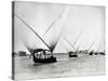 Sailing on the Nile, C.1880-Langaki-Stretched Canvas