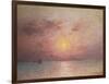 Sailing on the Sea, Evening (Voiliers sur la Mer, Le Soir)-Ferdinand du Puigaudeau-Framed Giclee Print