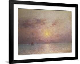 Sailing on the Sea, Evening-Fernand Puigaudeau-Framed Giclee Print