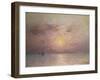 Sailing on the Sea, Evening-Fernand Puigaudeau-Framed Giclee Print