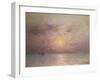 Sailing on the Sea, Evening-Fernand Puigaudeau-Framed Giclee Print