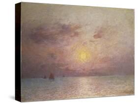 Sailing on the Sea, Evening-Fernand Puigaudeau-Stretched Canvas