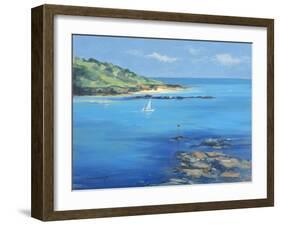 Sailing out of Salcombe, 2000-Jennifer Wright-Framed Giclee Print