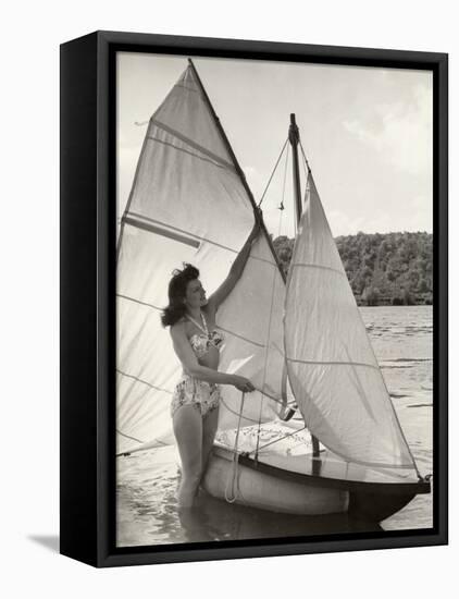 Sailing Pleasures (1951)-null-Framed Stretched Canvas