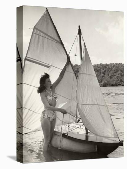 Sailing Pleasures (1951)-null-Stretched Canvas