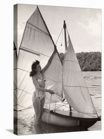 Sailing Pleasures (1951)-null-Stretched Canvas