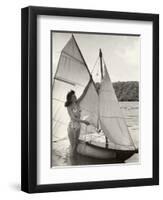 Sailing Pleasures (1951)-null-Framed Premium Photographic Print