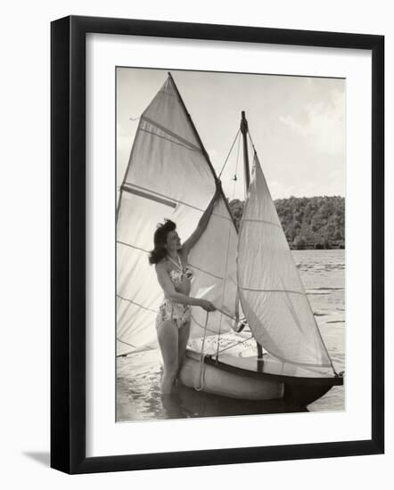 Sailing Pleasures (1951)-null-Framed Photographic Print