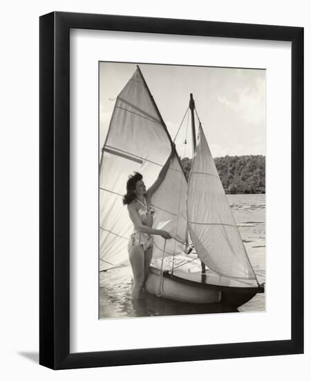 Sailing Pleasures (1951)-null-Framed Photographic Print
