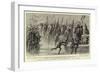 Sailing Race on Skates on the Muggelsee, Near Berlin-Godefroy Durand-Framed Giclee Print