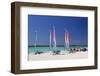 Sailing Rentals, Beach, Castaway Cay, Bahamas, Caribbean-Kymri Wilt-Framed Photographic Print