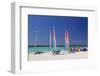 Sailing Rentals, Beach, Castaway Cay, Bahamas, Caribbean-Kymri Wilt-Framed Photographic Print