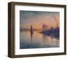 Sailing River Thames-Forge William-Framed Art Print