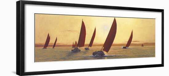 Sailing, Sailing-Diane Romanello-Framed Art Print