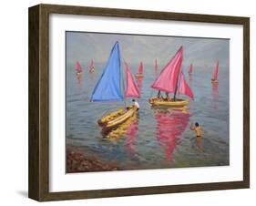 Sailing School , Bognor Regis, 2012-Andrew Macara-Framed Giclee Print