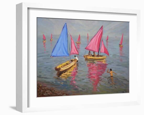 Sailing School , Bognor Regis, 2012-Andrew Macara-Framed Giclee Print