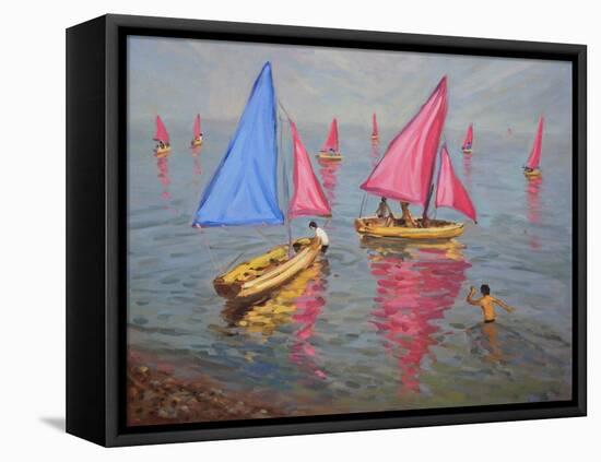 Sailing School , Bognor Regis, 2012-Andrew Macara-Framed Stretched Canvas