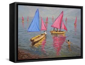 Sailing School , Bognor Regis, 2012-Andrew Macara-Framed Stretched Canvas