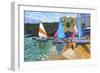 Sailing School, Calella De Palafrugall, Costa Brava, Spain, 2014-Andrew Macara-Framed Giclee Print