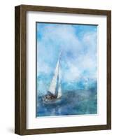 Sailing Sea 1-Ken Roko-Framed Art Print