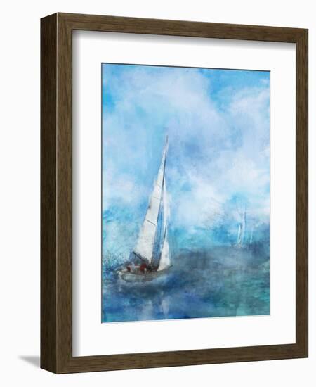 Sailing Sea 1-Ken Roko-Framed Art Print