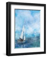 Sailing Sea 1-Ken Roko-Framed Art Print