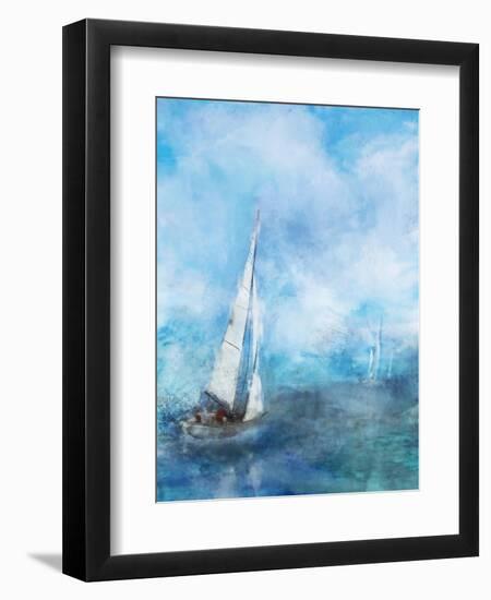 Sailing Sea 1-Ken Roko-Framed Art Print