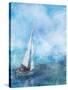 Sailing Sea 1-Ken Roko-Stretched Canvas