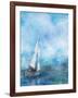 Sailing Sea 1-Ken Roko-Framed Art Print