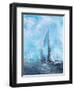 Sailing Sea 2-Ken Roko-Framed Art Print