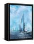 Sailing Sea 2-Ken Roko-Framed Stretched Canvas