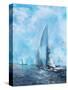 Sailing Sea 2-Ken Roko-Stretched Canvas