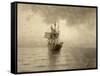 Sailing Ship, 1892-Lev Felixovich Lagorio-Framed Stretched Canvas