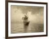 Sailing Ship, 1892-Lev Felixovich Lagorio-Framed Giclee Print