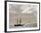 Sailing Ship Anchored in Front of Hanga Roa, Easter Island's Main Settlement-John Warburton-lee-Framed Photographic Print